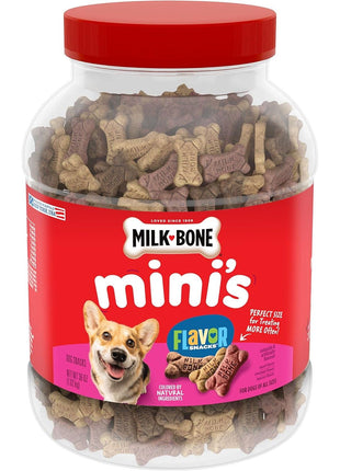 Milk-Bone Mini's Flavor Snacks Dog Treats, 36 Ounce