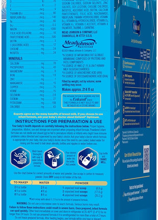 Enfamil Optimum (Enspire), Our Closest Formula to Breast Milk, Immune-Supporting Lactoferrin and Brain-Building DHA Baby Formula, Powder 30 Oz Refill, Pack of 4