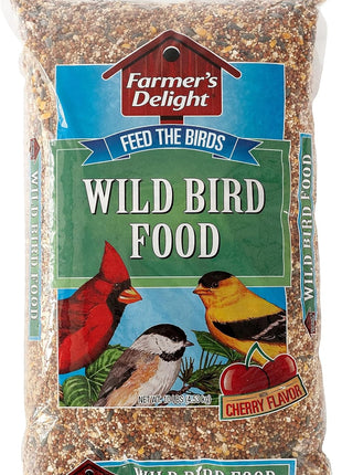 Wagner's 53002 Farmer's Delight Wild Bird Food with Cherry Flavor, 10 Pound Bag