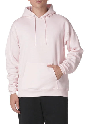 Hanes Men's Pullover EcoSmart Hooded Sweatshirt, Black, Large