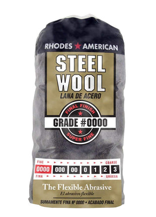 Homax Steel Wool, 12 pad, Medium Grade #1, Rhodes American, Household Steel Wool
