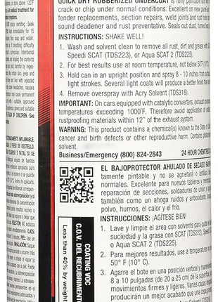 TRANSTAR (4363-F) Quick Dry Rubberized Undercoating - 17.75 oz. Aerosol