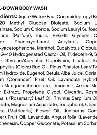 ELEMIS Cool-Down Body Wash, Shower Gel Cleanser, 6.7FL. Oz.