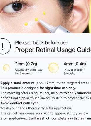 celimax The Vita A Retinal Shot Tightening Booster | 0.1% Retinal, 3% Matryxyl, High-Strength Retinoid for Anti-Aging, Pore Minimizer, Wrinkles & Fine Lines, Firmer Skin, 15ml, Korean Skin Care Gift