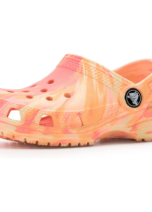 Crocs Kids - Classic Marbled Tie-Dye Clog (Toddler) Prep Blue/Multi Glow in The Dark 9 Medium