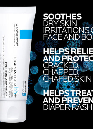 La Roche-Posay Cicaplast Balm B5 Skin Barrier Repair Cream with Centella Asiatica, Shea Butter & Panthenol | Multi-Purpose Healing Ointment for Dry, Irritated Skin | Face, Body & Hand Balm, Baby Safe