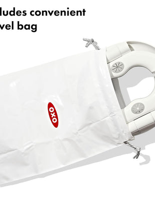 OXO Tot 2-in-1 Go Portable Potty with Travel Bag, Travel Potty Seat for Toddler