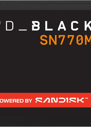 WD_Black SN770M 2TB M.2 2230 NVMeSSD - PCIe Gen 4.0, Speeds up to 5150 MB/s, for Handheld Gaming Devices and Compatible laptops, TLC 3D NAND, Great for Asus ROG Ally, Steam Deck, Microsoft Surface