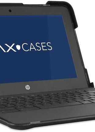 Max Cases Extreme Shell for HP Chromebook 11 Inch Gen 6 EE (Black)