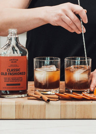 Cocktail Crate Old Fashioned Drink Mixer | Makes 51 Cocktails | Award-Winning Craft Mixer for Classic Old Fashioned - Premium Syrup Handcrafted with Aromatic Bitters & Demerara Sugar | 12.7oz - 3 pack