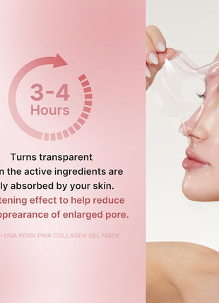 medicube Jelly Gel Mask with Salmon DNA PDRN Pink Collagen | Overnight Face Mask for Glass Glow Skin | Elasticity, Hydrating, Firming and Moisturizing | Korean Skincare, 28g x 4ea