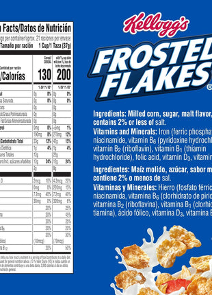 Kellogg's Frosted Flakes Breakfast Cereal, Fat Free, Giant Size, 28.5 oz