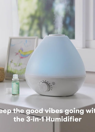 Frida Baby Breathefrida Vapor Bath Drops, Baby Congestion Relief with Eucalyptus Essential Oil for Humidifier, Aromatherapy Oil Help Baby Breathe Easy