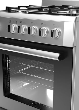 PremiumLevella 24" Gas Range with 4 Burners and 2.7 Cu. Ft. Oven Capacity (Black)