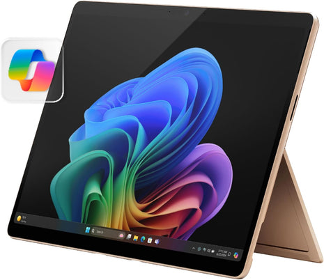 Microsoft Surface Pro 2-in-1 Laptop/Tablet (2024), Windows 11 Copilot+ PC, 13 inch Touchscreen Display, Snapdragon X Plus (10 Core), 16GB RAM, 512GB Storage, Dune