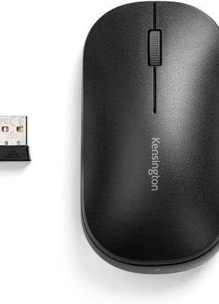 Kensington SureTrackTM Dual Wireless Mouse- Black (K75298WW) | Bluetooth and 2.4GHz connection, pairs with multiple devices, reliable everyday use