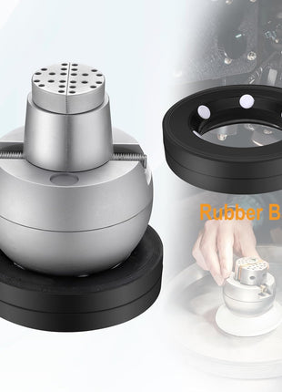 DZQ Ball Vise 5 inch Engraving Setting Tool 360°Rotation Professional Ball Vise 36PCS Attachment Jewelry Engraving Block Tools Standard Block