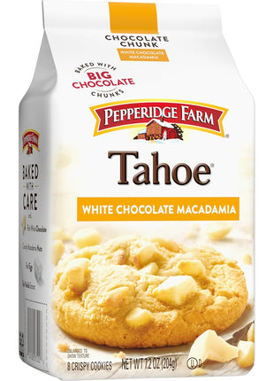 Pepperidge Farm Tahoe White Chocolate Macadamia Cookies, 7.2 Oz