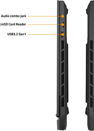 GIGABYTE AORUS 16: 16.0" 16:10 QHD+ 2560x1600 240Hz, NVIDIA GeForce RTX 4060 Laptop GPU 8GB GDDR6, Intel Core i7-13700H, 16GB DDR4 RAM, 1TB SSD, Win11 Home AD (AORUS 16 BKF-73US654SH)