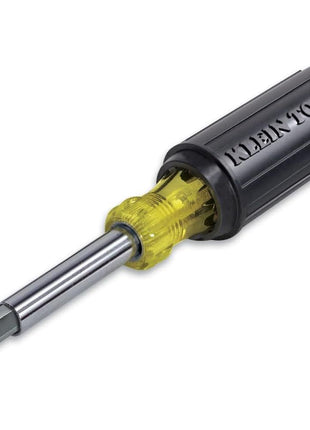 Klein Tools 32500 11-in-1 Screwdriver / Nut Driver Set, 8 Bits (Phillips, Slotted, Torx, Square), 3 Nut Driver Sizes, Cushion Grip Handle