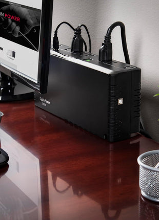 CyberPower SL700U Standby UPS Battery Backup and Surge Protector, 700VA/370W, 8 Outlets, Slim Profile, UL Certified