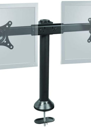 SIIG Accessory CE-MT1712-S2 Side-by-Side Dual Monitor Desk Stand 13inch to 27inch Retail,Black