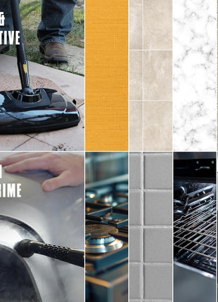 McCulloch MC1385 Deluxe Canister Steam Cleaner, 2-Hour Runtime, Chemical-Free, 23 Accessories: Mop Head, Brushes & More - Built for Home, Tile, Carpet, Furniture, & Personal Car Detailing