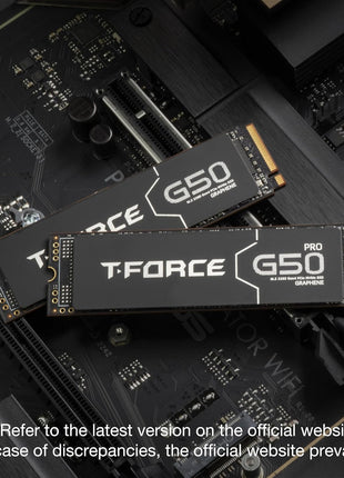 TEAMGROUP T-Force G50 512GB SLC Caching 3D TLC NAND NVMe InnoGrit PCIe Gen4x4 M.2 2280 Gaming SSD with Ultra-Thin Graphene Heat Spreader Works with PS5 Read/Write 5000/2500 MB/s TM8FFE512G0C129