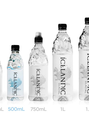 Icelandic Glacial Natural Spring Alkaline Water, 16.9 Fl Oz (Pack of 24) | Natural Spring Alkaline Water