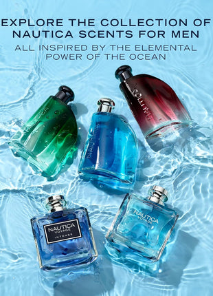 Nautica Voyage Eau De Toilette, Cologne and Fragrance For Men, Fresh, Romantic, Fruity Scent Woody, Aquatic Notes of Apple, Water Lotus, Cedarwood, and Musk Ideal Day Wear, Long Lasting 3.3Fl oz