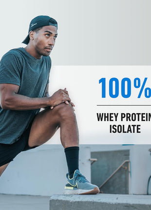 Isopure Zero Carb 100% Pure Whey Isolate Protein Powder, Lactose Free, Gluten Free, With Vitamins, Creamy Vanilla, 25g Protein Per Serving, 1 Lb, 15 Servings (Packaging May Vary)