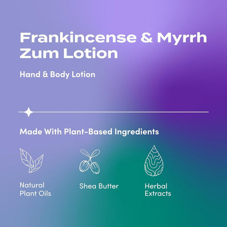 Zum Hand & Body Lotion - Frankincense & Myrrh, 6 fl oz