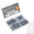 Mr. Pen- Nail Assortment Kit, 600 Pcs, 4 Sizes, Silver, Small Nails for Hanging Pictures, Finishing Nails, Gold Wall Nails for Hanging, Pin Nails, Hardware Nails, Assorted Nails, Galvanized Nails