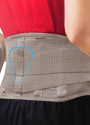 Sparthos Back Brace for Women & Men, Sciatica, Lower Back Pain - Black-L | Herniated Disc & Scoliosis Pain Relief, Adjustable Back Support Belt, Lumbar Pad, Breathable Mesh for Work & Heavy Lifting