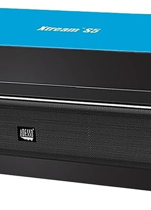 Adesso Xtream S5 USB Sound Bar Speaker for PC Desktop 5W x 2, Black