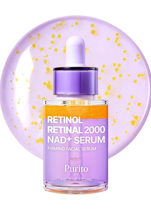 PURITO Retinol 0.1% + Retinal 0.1% Serum for Sensitive Skin, 1.01 fl.oz
