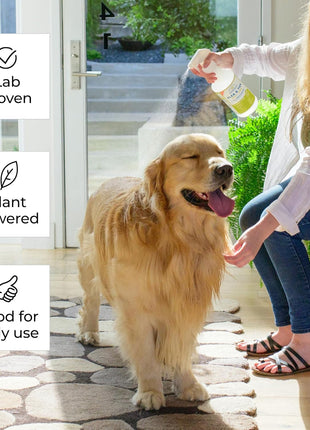 Wondercide - Flea, Tick & Mosquito Spray for Pets and Home with Natural Essential Oils - Killer, Control, Prevention, Treatment - Lemongrass 16 oz