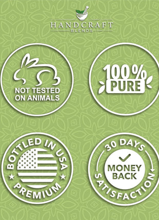 Handcraft Blends Peppermint Essential Oil – Huge 4 Fl Oz – 100% Pure and Natural – Premium Grade Essential Oil for Diffuser and Aromatherapy, Skin, Massage, Candle and Soap Making Fragrance