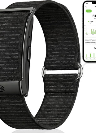 Smart Bracelet,Health and Fitness Tracker,24/7 Heart Monitor & Sleep Tracker, Multi-Sport Tracker Wristband with Free APP (Black)
