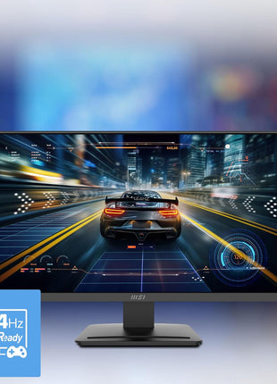 msi PRO MP243L E14 24-inch IPS 1920 x 1080 (FHD) Gaming Office Monitor, 144Hz, Adaptive-Synch, HDR Ready, HDMI, VGA Port,VESA Mountable, Tilt, 4-Side Slim Bezel,1ms, Black