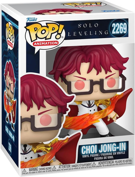 Funko POP! Animation: Solo Leveling - Choi Jong-in | Official Merch - Collectable Vinyl Figurine for Shelf Display - Birthday Gift Idea for Fans and Collectors