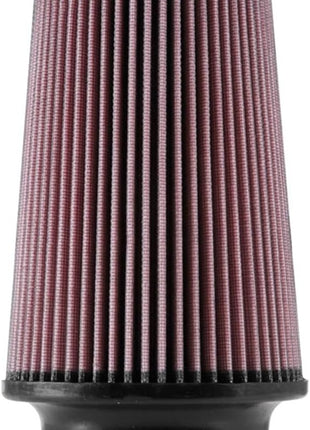 K&N High-Flow Original Lifetime Universal Clamp-On Air Filter: High Performance, Premium, Washable: Flange Diameter: 4 In, Filter Height: 9 In, Flange Length: 1.75 In, Shape: Round Tapered, RE-0870