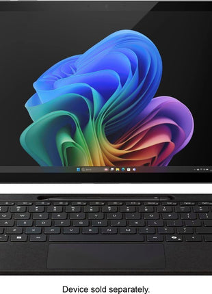Microsoft Surface Pro Flex Keyboard with Slim Pen Bundle, 2-in-1 Alcantara Keyboard for Surface Pro Copilot+ (11th Edition), Pro 9 and 8, Windows 11 Copilot+ PC, Black