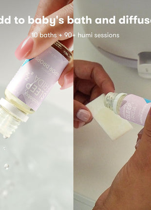 Frida Baby Natural Sleep Vapor Bath Drops, Lavender Essential Oil Bath Drops for Bedtime, Relaxing & Calming Aromatherapy Oil for Better Sleep