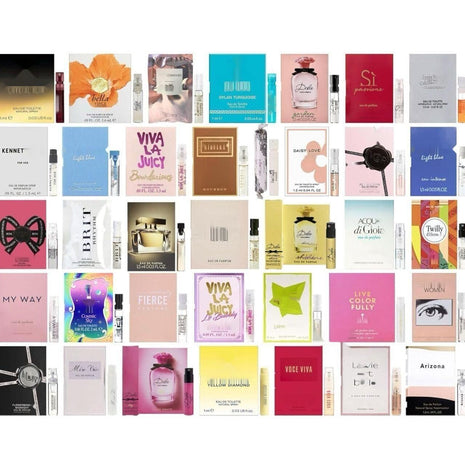 JRoBeauty Perfume High End Designer Fragrance Sampler Set for Women - (Pack of 12 Sample Vials)