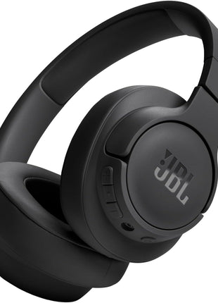 JBL Tune 720BT - Wireless Over-Ear Headphones with JBL Pure Bass Sound, Bluetooth 5.3, Up to 76H Battery Life and Speed Charge, Lightweight, Comfortable and Foldable Design (Black)