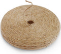 PerkHomy 600 Feet Natural Jute Twine Long Twine String for Crafts Gift Wrapping Packing Gardening Crochet Knitting Macrame Decor (Brown 600feet Flat)