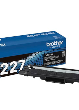 Brother Genuine TN227, TN227BK, High Yield Toner Cartridge, Replacement Black Toner, Page Yield Up to 3,000 Pages, TN227BK, Amazon Dash Available