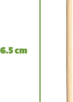 GUSTO [1500 Count] Bamboo Wooden Toothpicks Wood Round Single Point   (Formerly Comfy Package)
