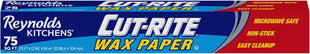 Reynolds Cut Rite Wax Paper, 75 Square Foot Roll
